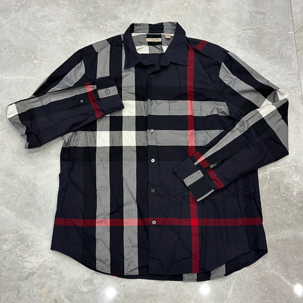 Men’s Burberry Brit Button Down Shirt - Size XXL